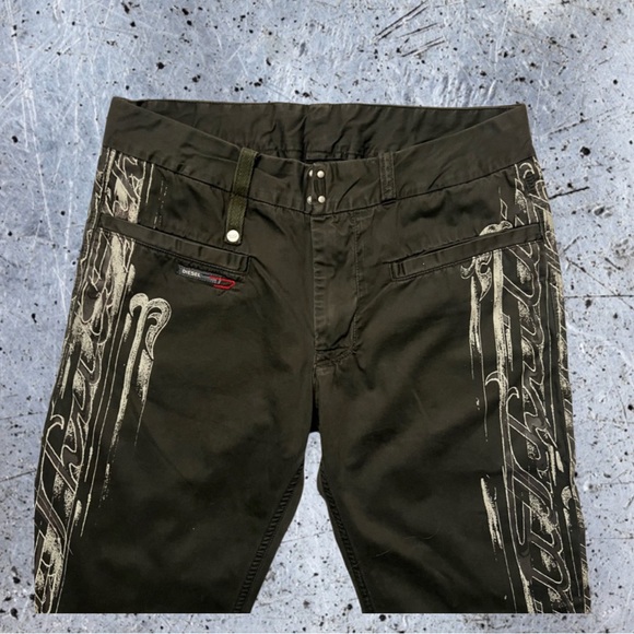 RARE Y2K Diesel Cyber Grunge Pants - Picture 6 of 9